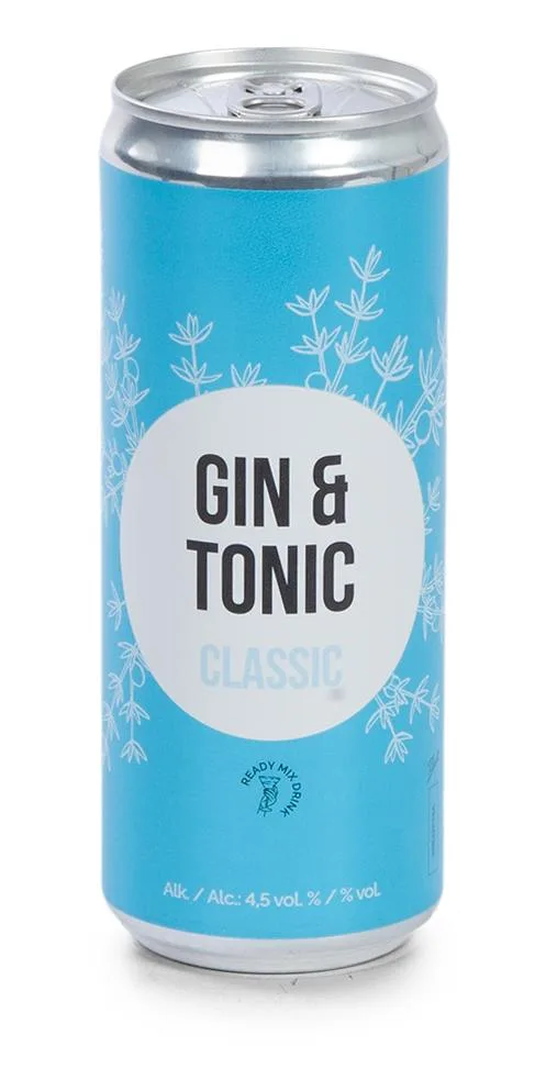 GIN TONIC 4,5% VOL 0,33L