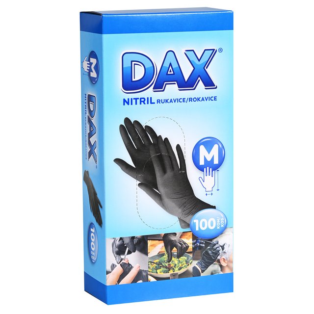 DAX RUKAVICE NITRIL BEZ PUD CRN M 100/1