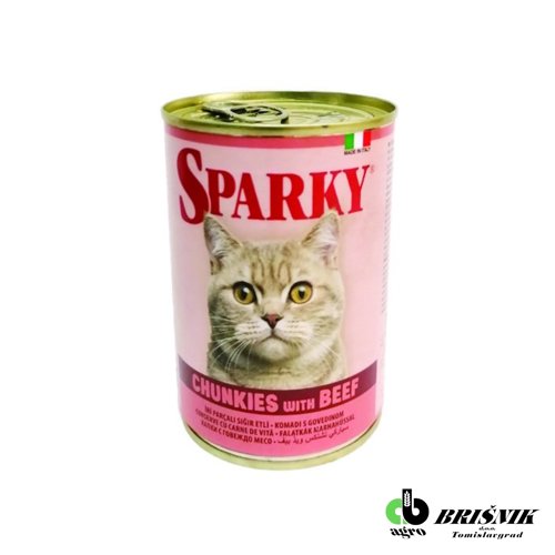 HRANA ZA MAČKE GOVEDINA  415 g SPARKY