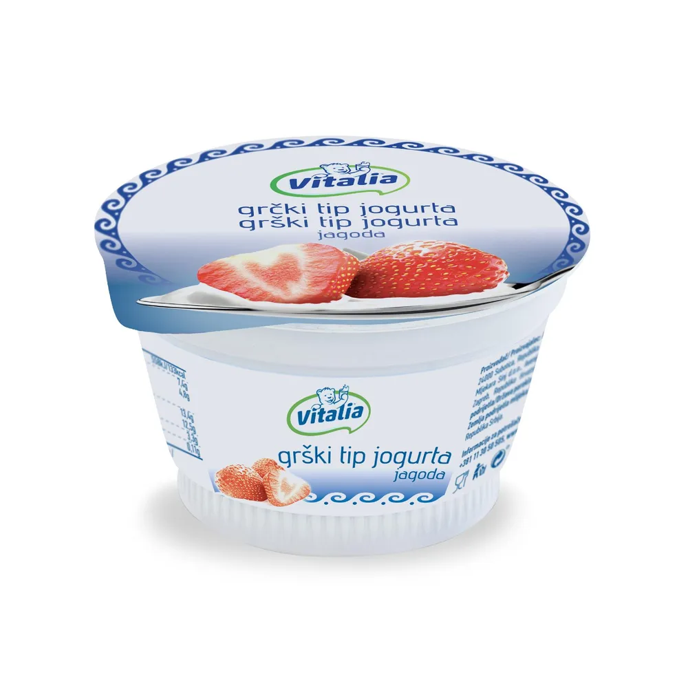 JOGURT GRČKI TIP JAGODA 150g