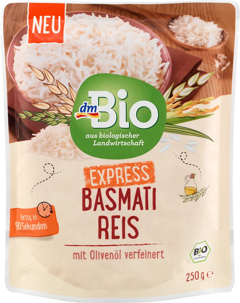 dmBio Basmati riža   za brzu prip.250g