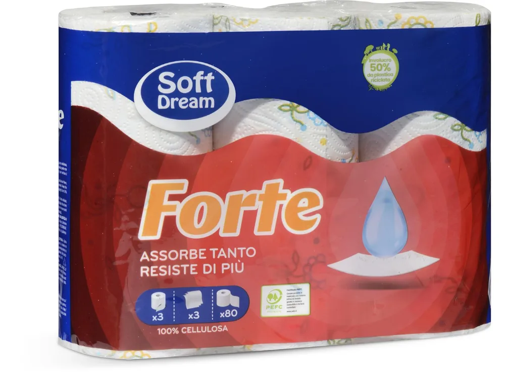 Forte papirnati ručnici 3 slojni 80 L