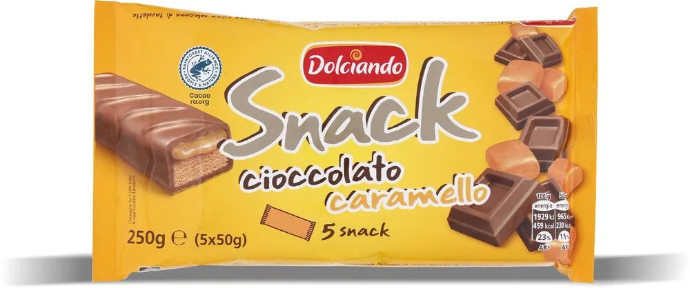 ČOKOLADNI SNACK KARAMELA 5kom 250g
