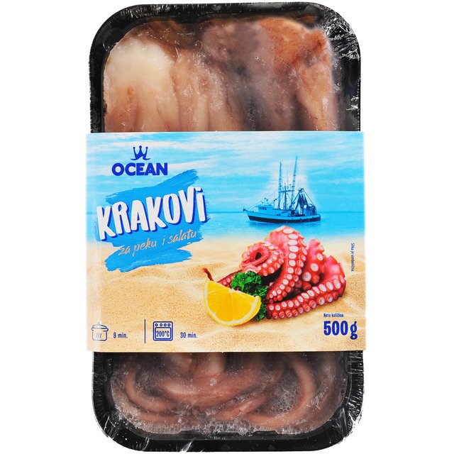KRAKOVI DIVOVSKE LIGNJE 500g OCEAN