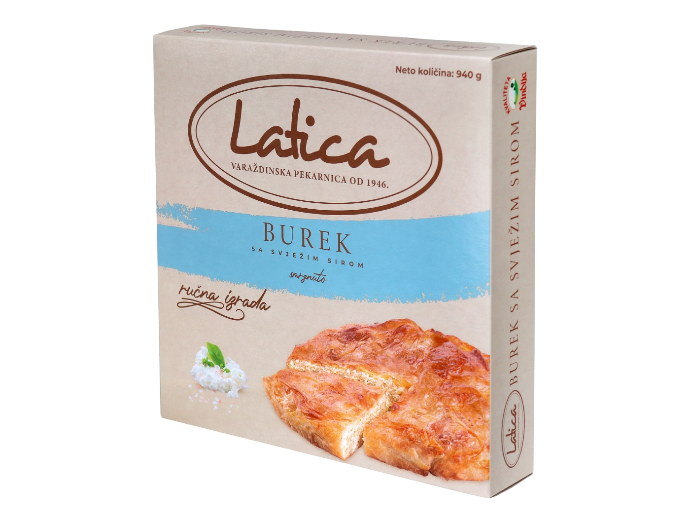Burek sa svježim sirom
