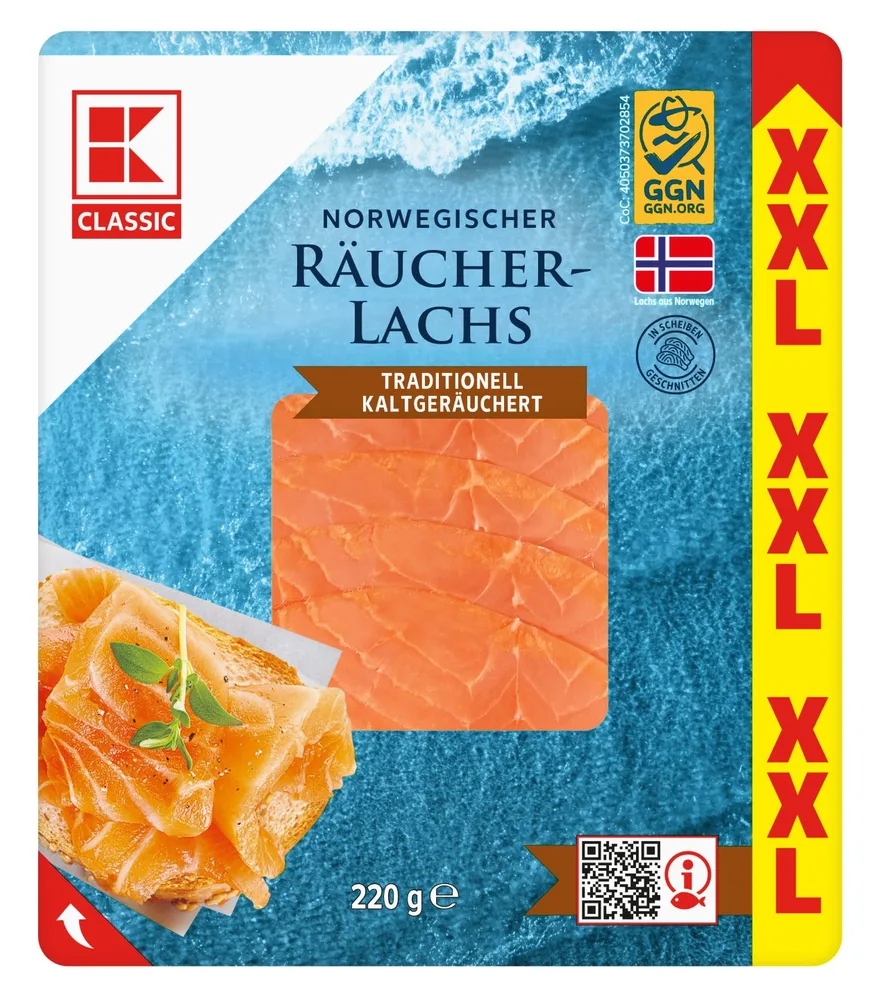 KLC.Losos dimljeni XXL 220 g