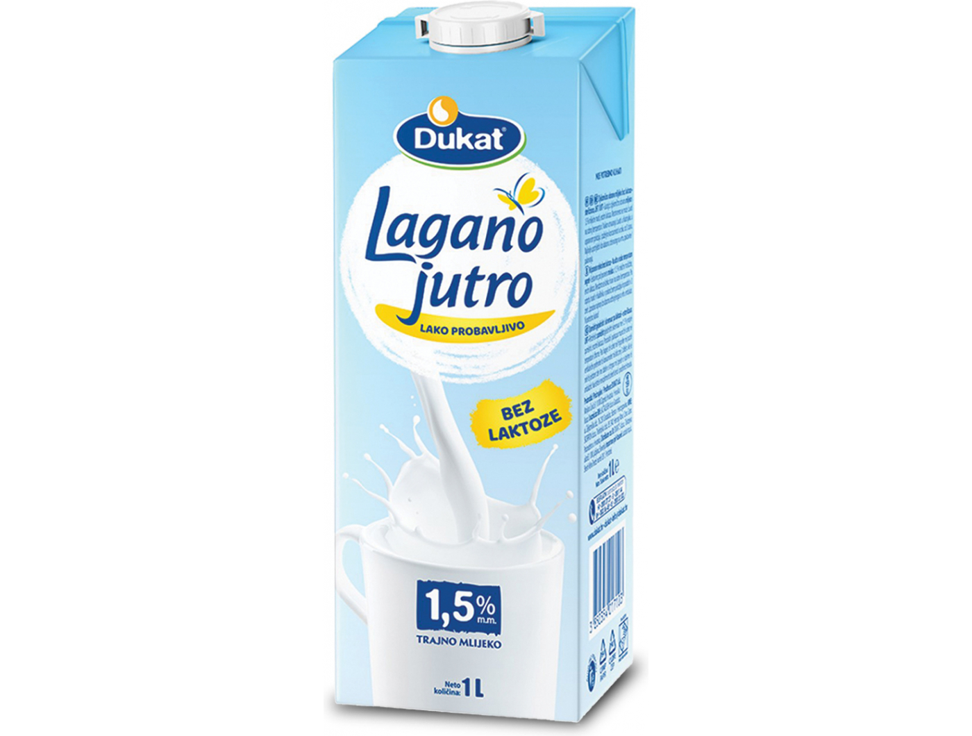 Mlijeko Lagano Jutro 1,5%