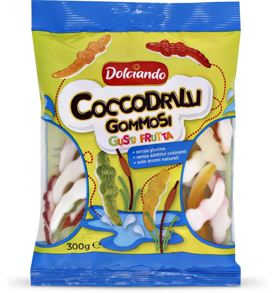 BOMBONI GUMENI KROKODILI 300g