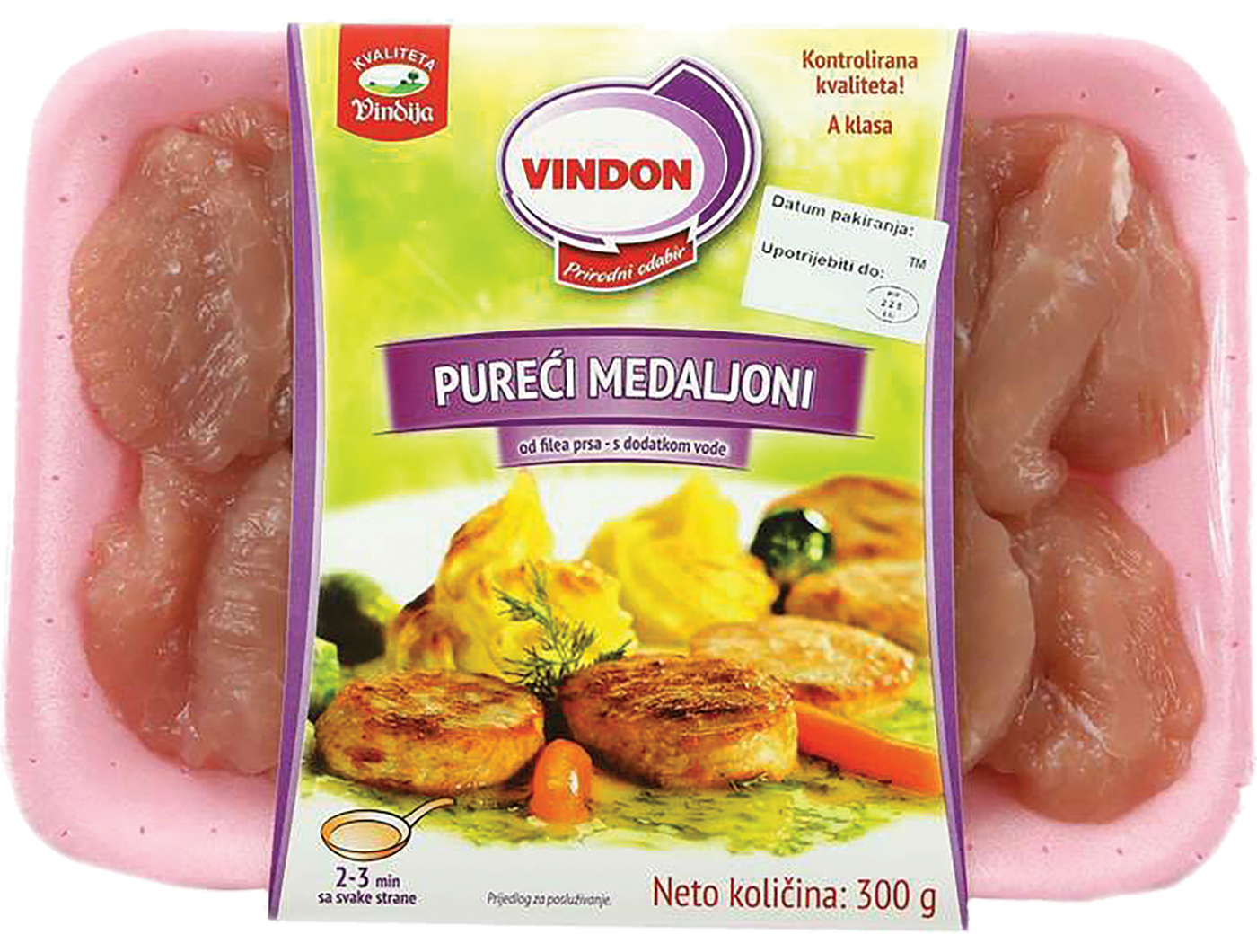 Vindon pureći medaljoni 300 g