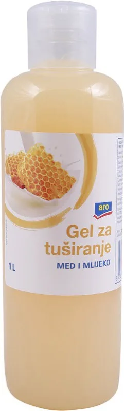 1L ARO TUŠ GEL MED/MLIJ