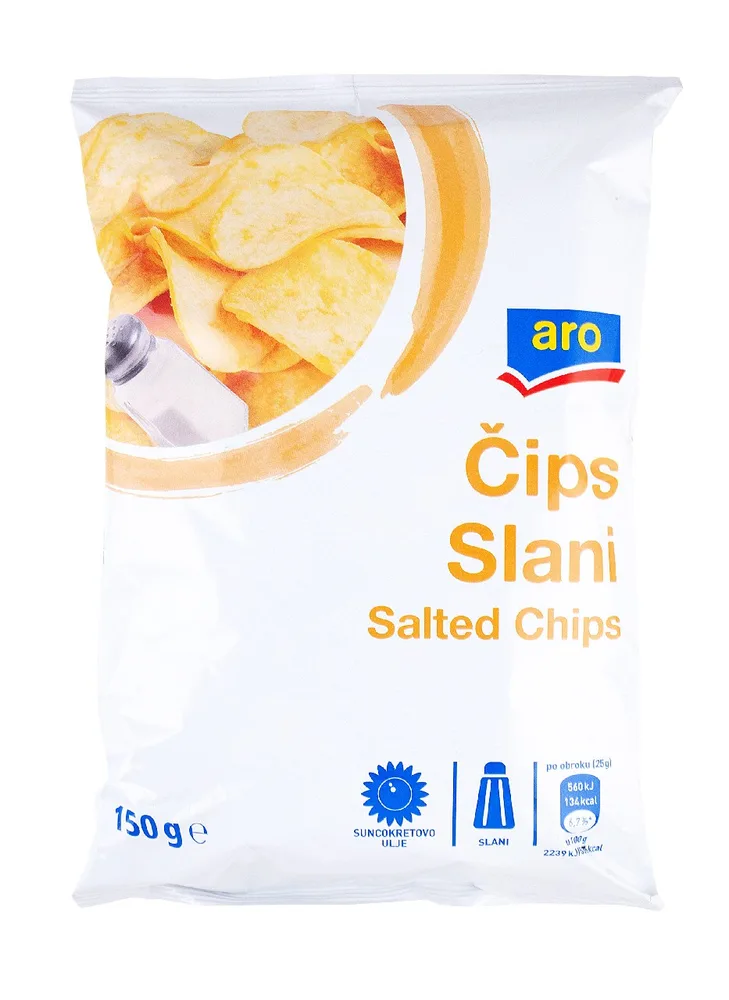 150G ARO ČIPS SLANI