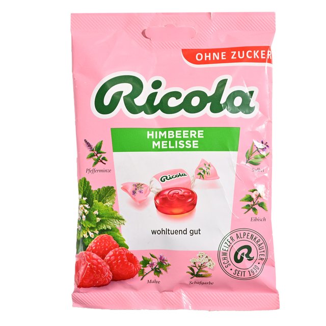 Bomboni Ricola Malina Melisa