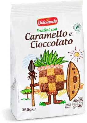 KEKSI SA KARAMELOM I ČOKOLADOM 350g