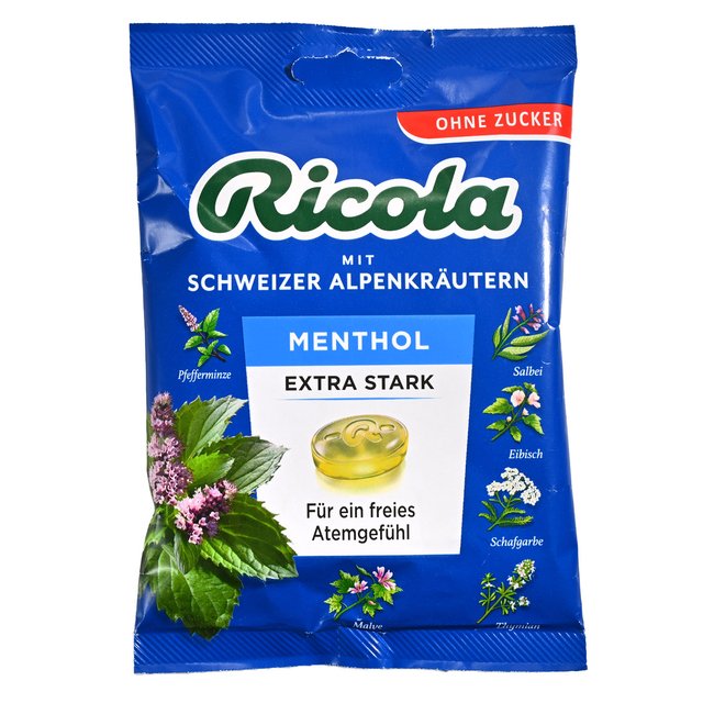 Bomboni Ricola Mentol