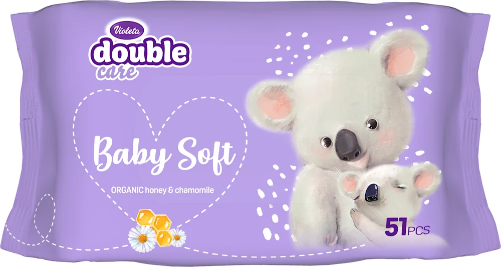 Violeta Baby Vlažne Maramice Med i Kamilica