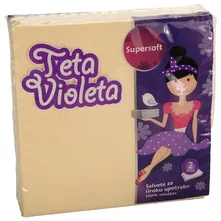 Salvete Violeta Bež 38x38