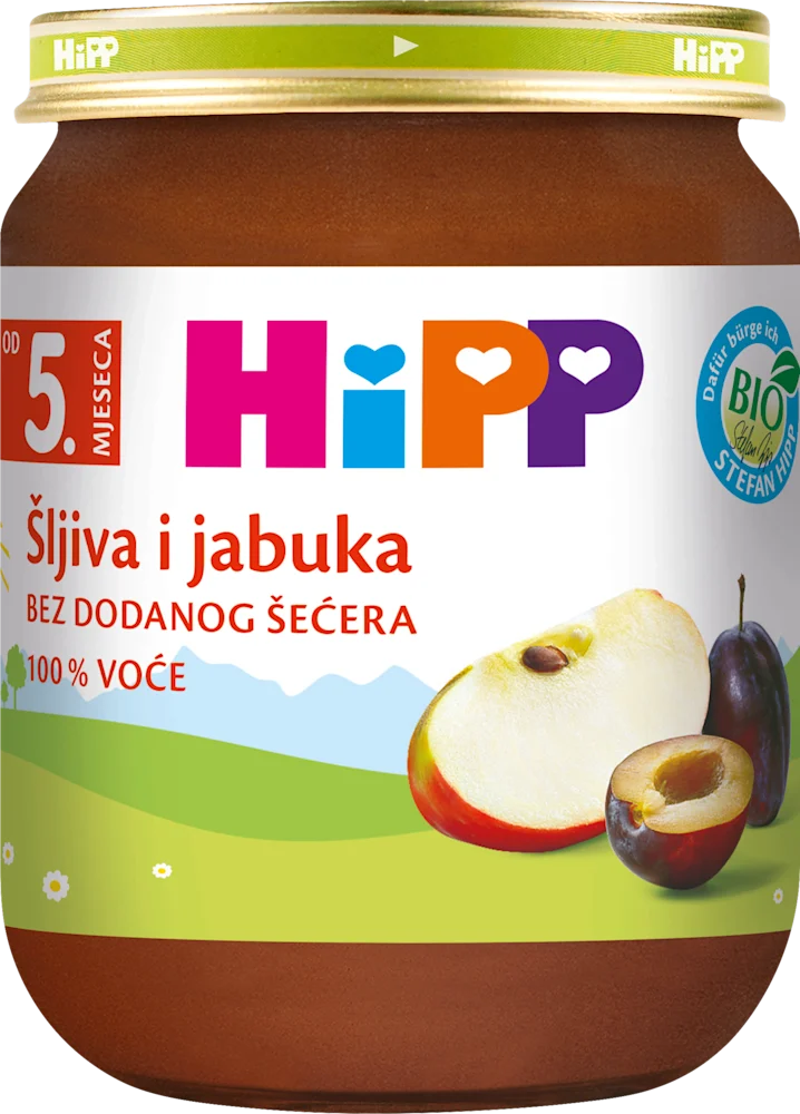 Kašica šljiva i jabuka