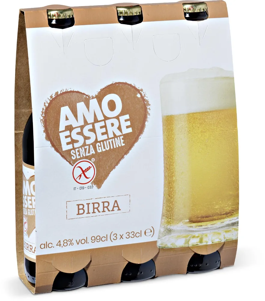 PIVO A.ESSERE S.GLU. 4,8% 3x330ml