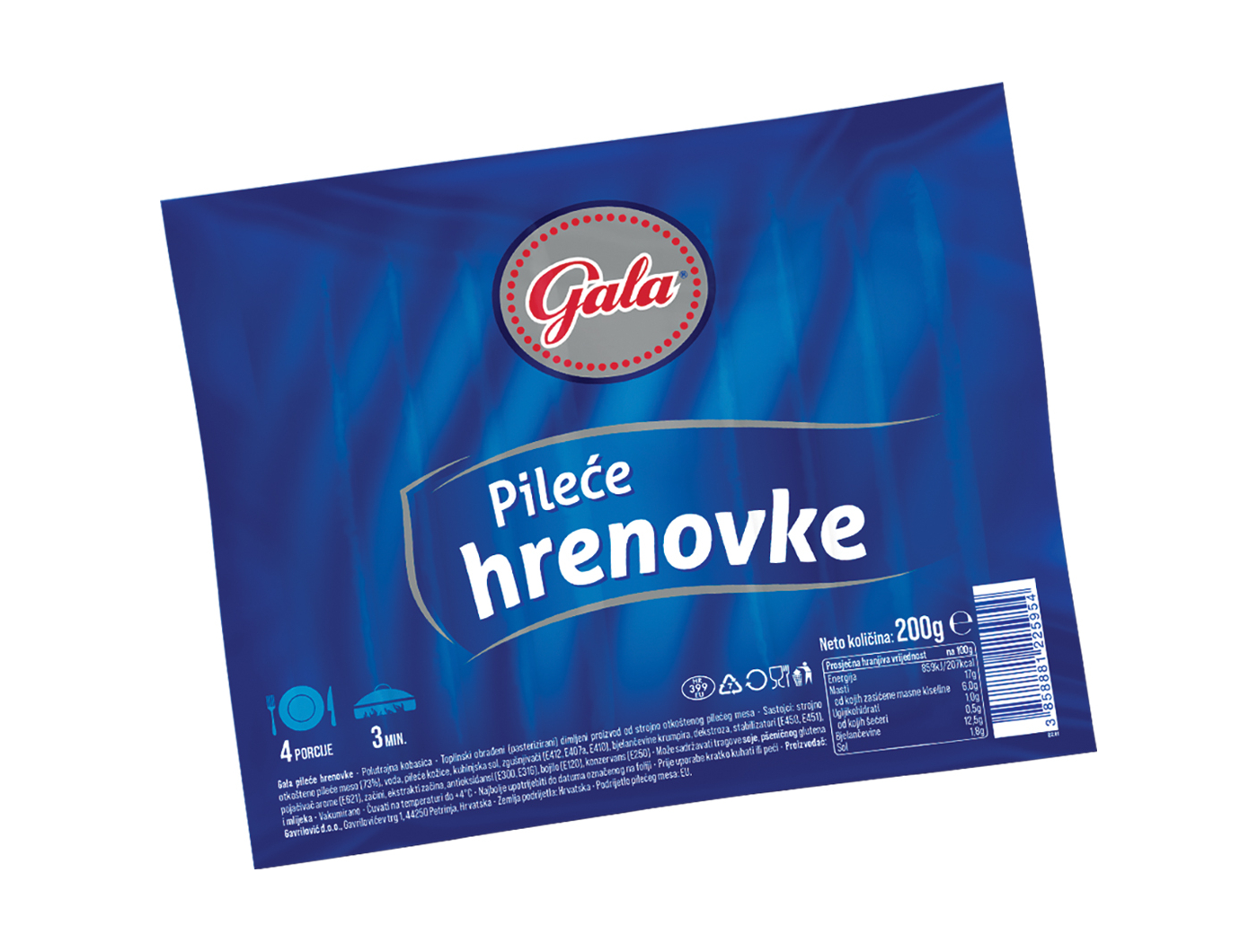 Pileće hrenovke Gala
