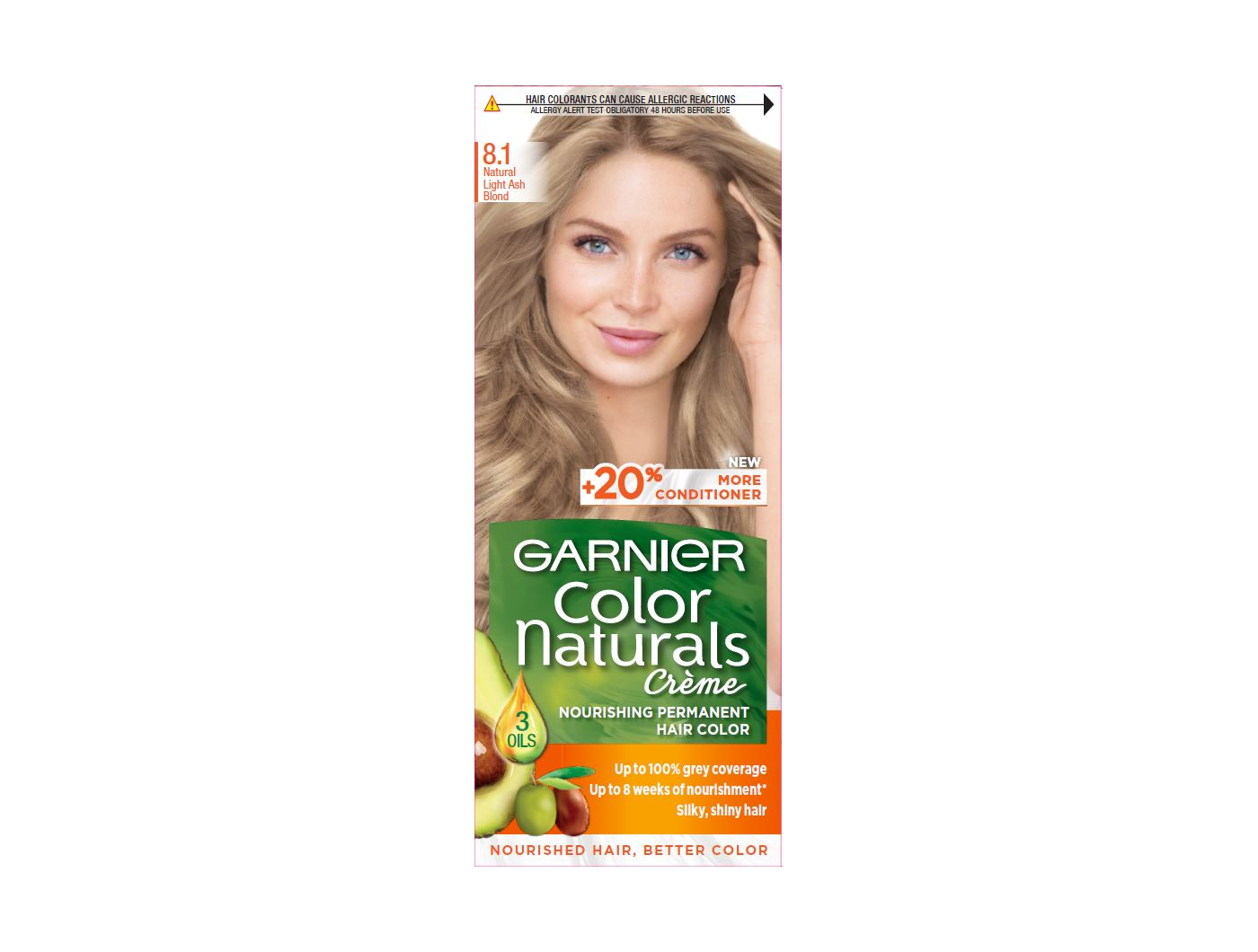 Color Naturals 8.1 Svijetloplava