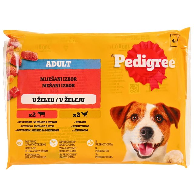 Pedigree Govedina/Perad 4x100g