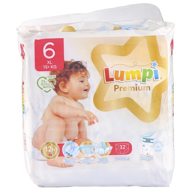 PEL LUMPI PREMIUM XL 6 (15+ kg) 32/1