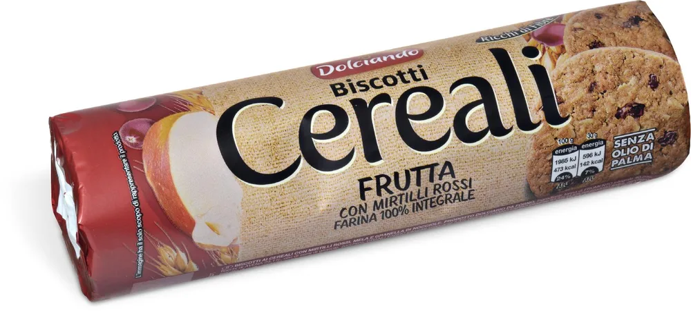 KEKSI OD ŽITARICA S BRUSNICAMA 250g
