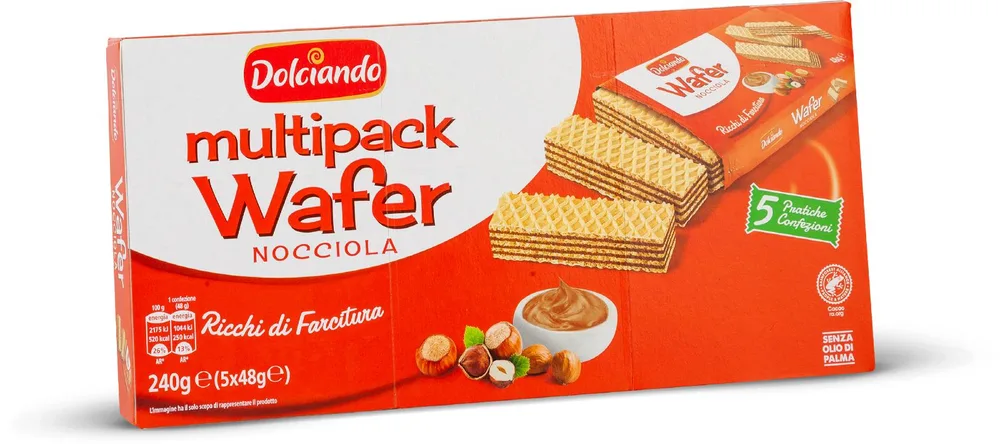 NAPOLITANKE S LJEŠNJAKOM 5 kom 240g