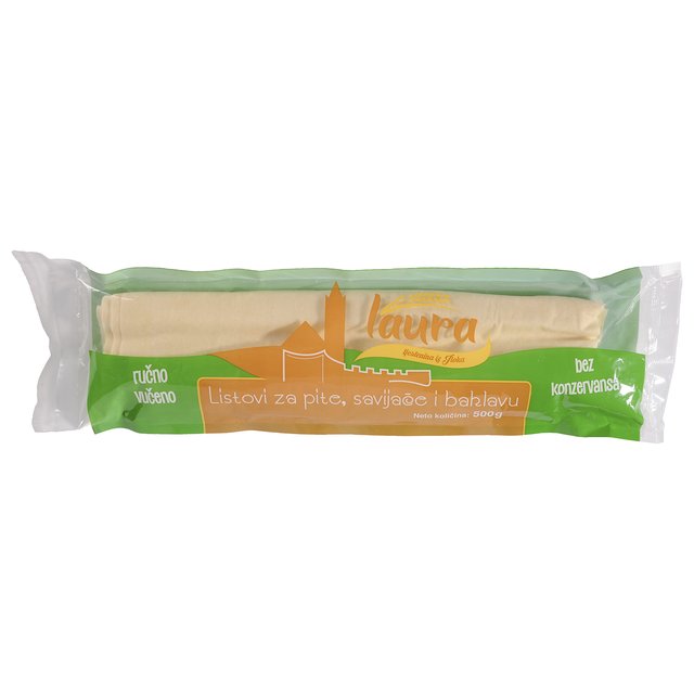 LISTOVI ZA PITE I SAVIJ 500g LAURA