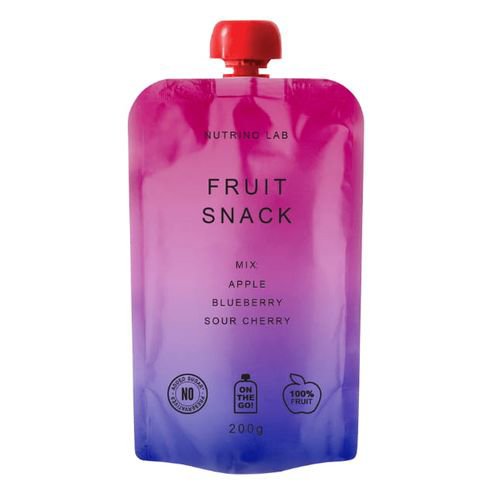 POUCH JABUKA BOROVNICA VISNJA 180 G NUTRINO