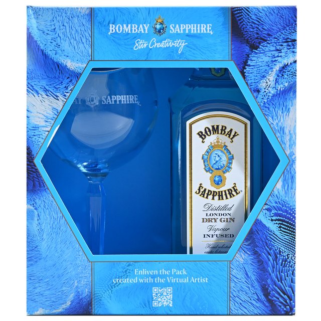 Bombay Sapphire Gin + Čaša