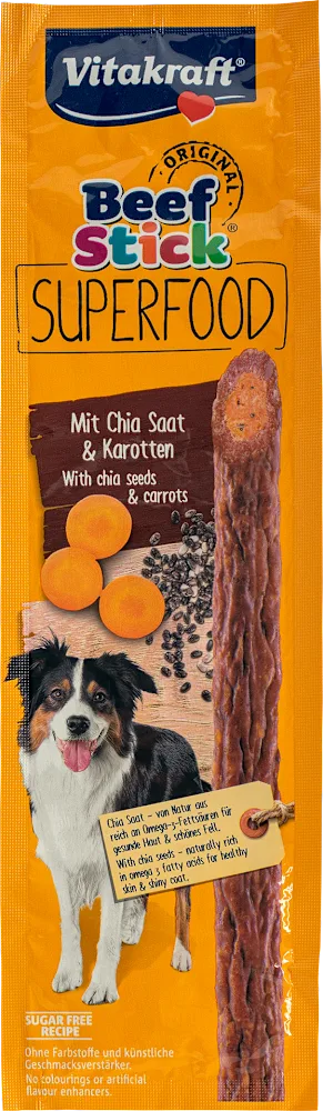 Beef Stick Superfood mrkva/chia