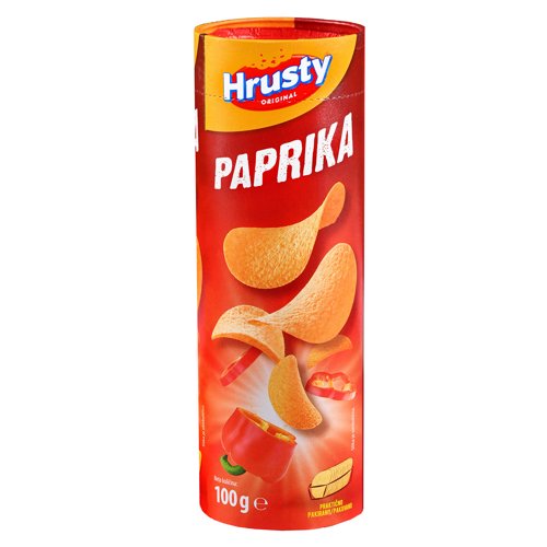 ČIPS PAPRIKA TUBA 100g HRUSK