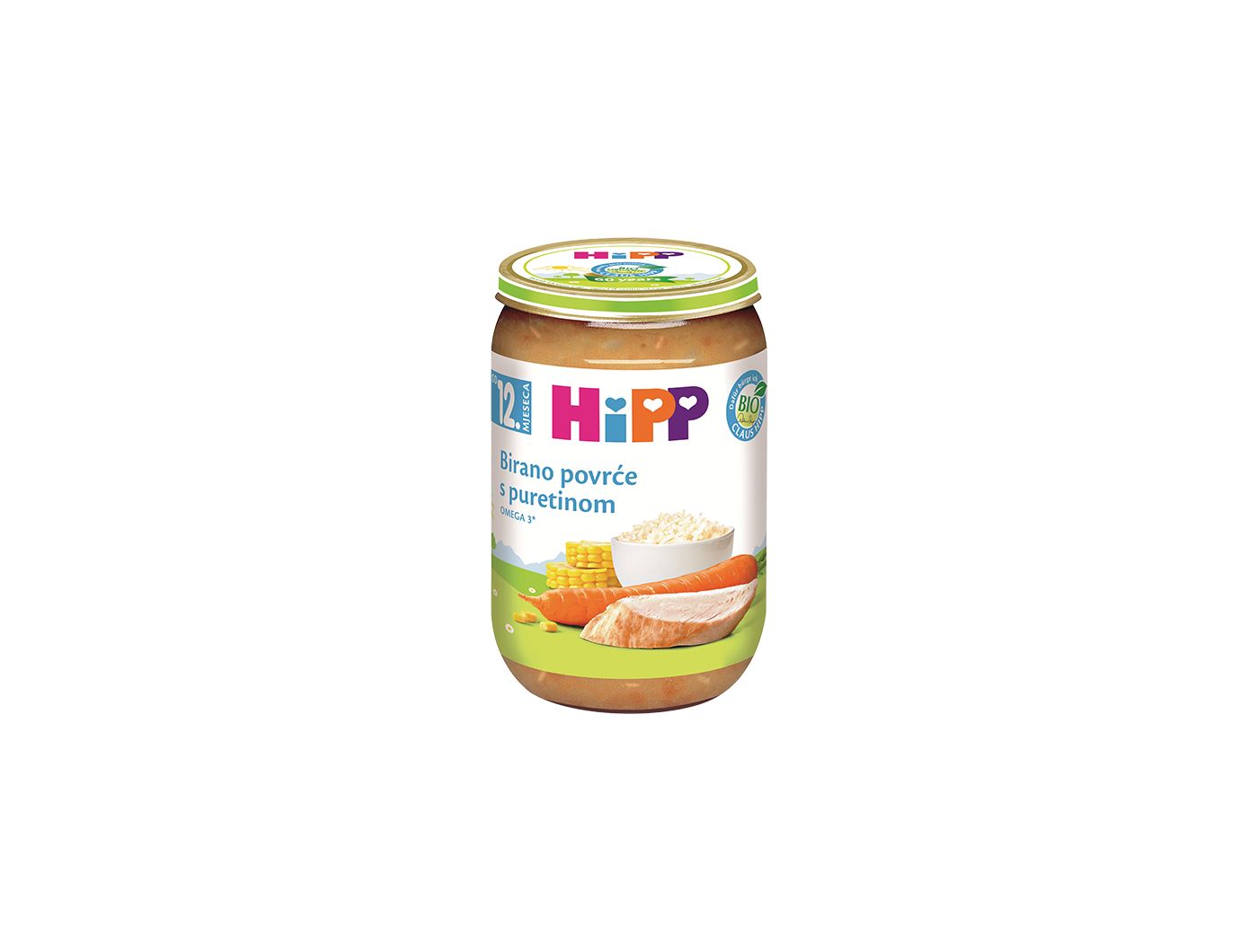 Kašica Hipp Povrće s puretinom