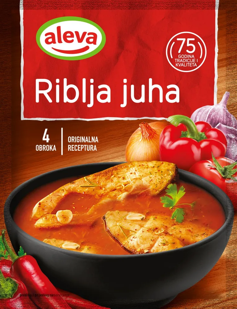 DODATAK JELIMA SA ZAČINIMA ZA RIBLJU JUHU 90g ALEVA