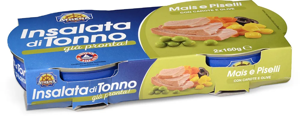 Tuna salata s kukuruzom i graškom 2 × 160 g