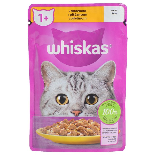 Whiskas 1+ Piletina u Želeu