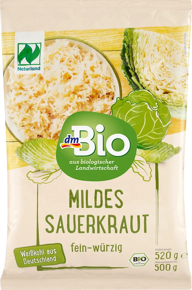 dmBio kiseli kupus  blagi 520 g