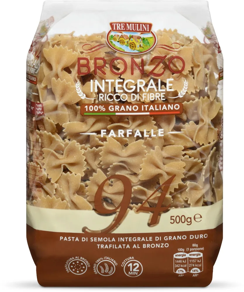 TJE.INTEGRALNA FARFALLE BRONZO 500g