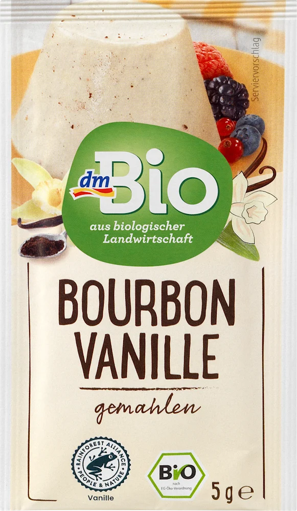 dmBio bourbon       vanilija mljevena 5g