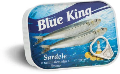 SARDINE BILJNO ULJE S LIMUNOM 105g