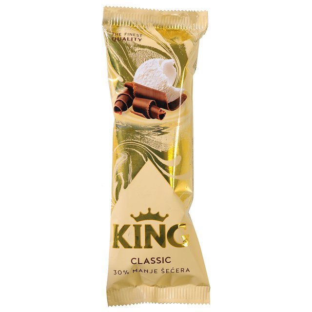 Sladoled King Classic 30% Manje Šećera