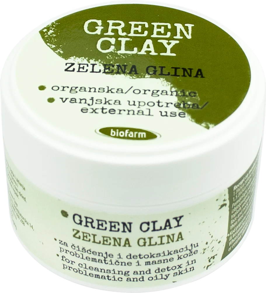 100% RAW glina      zelena 70g