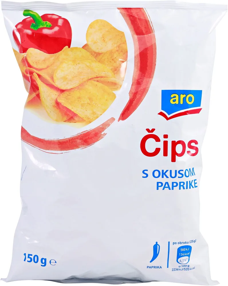 150G ARO ČIPS PAPRIKA