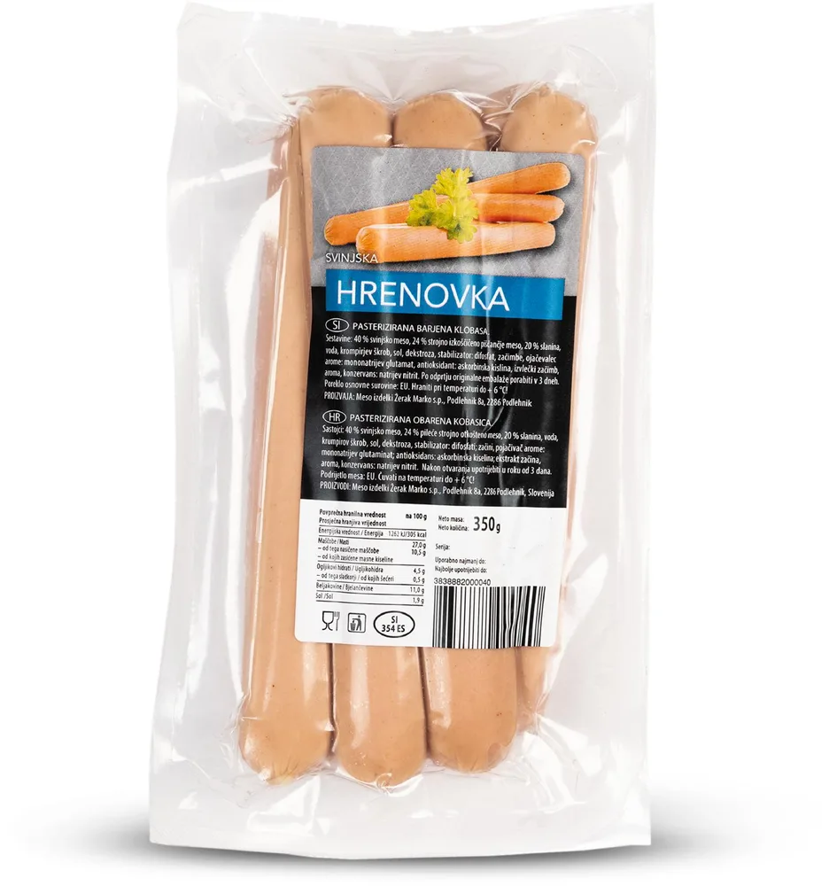 HRENOVKE SVINJSKE 350g