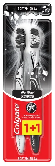 Četkica za zube Colgate Max White Charcoal Duopack