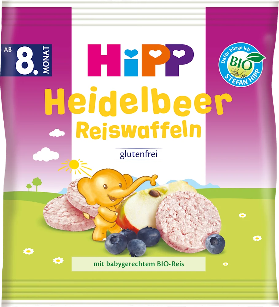 Hipp EKO kreker od  riže s borovn. 30 g