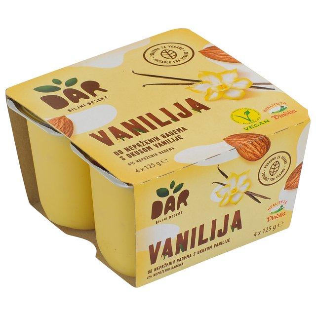 Desert Biljni Vanilija 4x125g