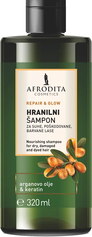 Afrodita Essence Šampon Repair&Glow za suhu i oštećenu kosu