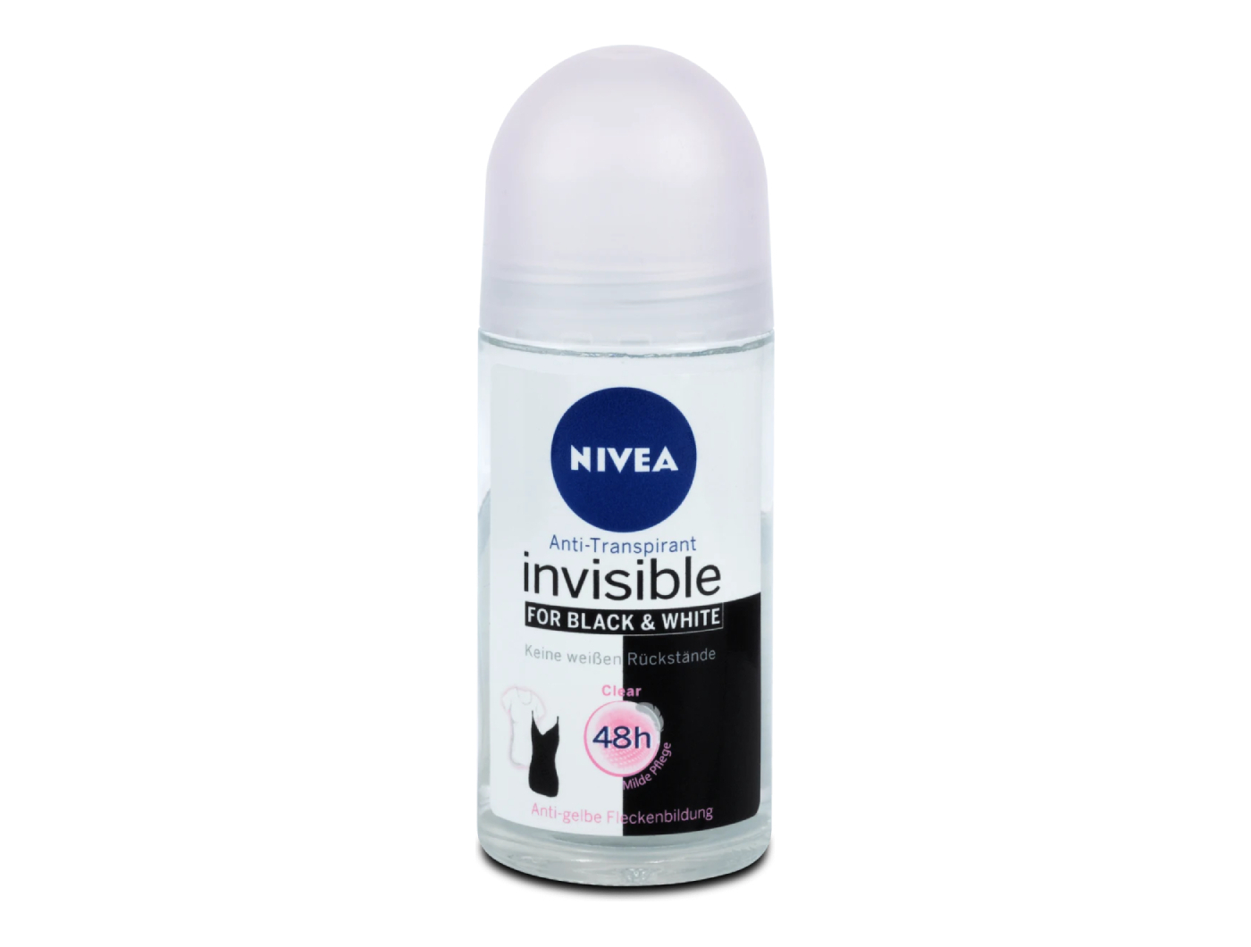 Invisible Black & White Clear roll on 50 ml
